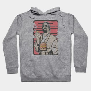 big lebowski the dude abides burger Hoodie